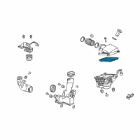 OEM Acura Air Filter Diagram - 17220-RK2-A00