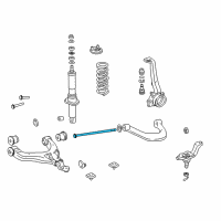 OEM 1999 Toyota 4Runner Upper Control Arm Bolt Diagram - 90105-14105