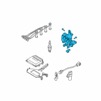 OEM 2007 Hyundai Elantra Coil Assembly-Ignition Diagram - 27301-23900