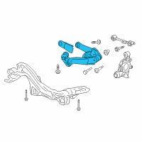 OEM 2013 Honda CR-V Trailing Arm Complete Diagram - 52371-T0G-A02