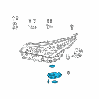 OEM 2017 Lexus NX200t Computer Sub-Assembly, HEADLAMP Diagram - 89907-78051