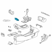 OEM 1997 Buick Regal Switch Asm-Driver Seat Heater Diagram - 10416900