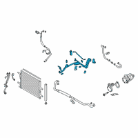 OEM 2020 Hyundai Kona Electric Tube Assembly-Suction & Liquid Diagram - 97775-K4300