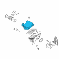 OEM 2019 Nissan Titan XD Air Cleaner Cover Diagram - 16526-EZ31B