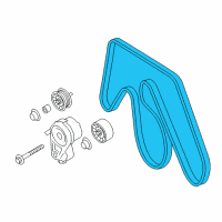 OEM 2019 Infiniti Q50 Belt-Fan Diagram - 11720-5CA0B