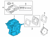 OEM 2020 BMW X6 Brake Master Cylinder Diagram - 34515A29149