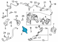 OEM 2022 Hyundai Santa Fe Gasket-Exhaust Manifold Diagram - 28521-2M800