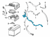 OEM 2021 Chevrolet Tahoe Negative Cable Diagram - 84703930