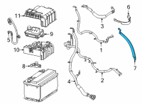 OEM 2021 Cadillac Escalade ESV Negative Cable Diagram - 84871178