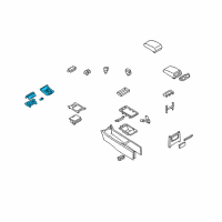OEM Infiniti G35 FINISHER-Console Indicator Diagram - 96941-JK81A