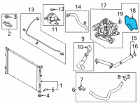 OEM 2022 Hyundai Santa Cruz Gasket-Thermostat Housing Diagram - 25623-2S000