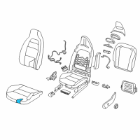 OEM 2019 Infiniti QX30 Pad Assy-Cushion, Front Seat LH Diagram - 87311-5DA1A