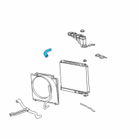 OEM 2005 Ford F-350 Super Duty Upper Hose Diagram - F81Z-8260-AB