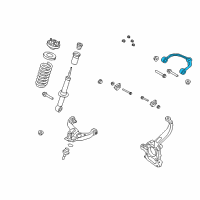 OEM 2012 Lincoln Navigator Upper Control Arm Diagram - EL3Z-3085-B