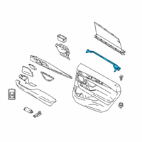 OEM 2018 BMW 640i xDrive Gran Turismo Inner Channel Sealing, Rear Left Diagram - 51-35-7-392-347