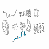 OEM 2021 Chrysler Pacifica Line-Brake Diagram - 68223522AC