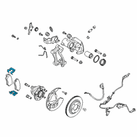 OEM Hyundai Veloster Spring-Pad Diagram - 58244-J3400