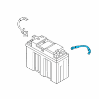 OEM 2020 BMW Z4 BATTERY CABLE PLUS DUAL STOR Diagram - 61-12-8-796-324