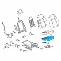 OEM Buick Seat Cushion Pad Diagram - 39195506