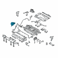 OEM 2018 Kia Niro Blower Unit Assembly-Battery Diagram - 37580G2510