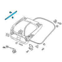 OEM 2020 Honda Civic Stay Assembly, Tailgate Open Diagram - 74820-TGG-305