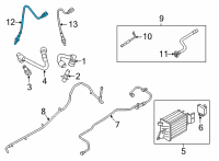 OEM 2021 Ford F-150 SENSOR - HEGO Diagram - ML3Z-9F472-D