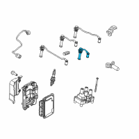 OEM 2018 Ford Fiesta Plug Wire Diagram - BE8Z-12286-A