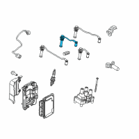 OEM 2018 Ford Fiesta Plug Wire Diagram - BE8Z-12286-C