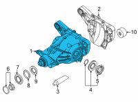 OEM 2021 BMW X7 FINAL DRIVE WITH DIFFERENTIA Diagram - 33-10-8-686-661