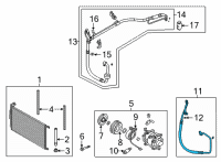 OEM 2021 Hyundai Elantra Hose-Discharge Diagram - 97762-AA200