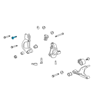 OEM 2018 Buick Cascada Fork Upper Bolt Diagram - 13258055