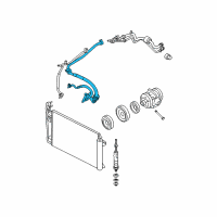 OEM 2011 Mercury Milan Hose & Tube Assembly Diagram - AE5Z-19D734-A