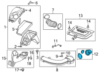 OEM 2019 Cadillac XT4 Connector Diagram - 84662689