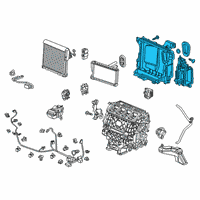 OEM Acura RDX Set Case Evaporator Diagram - 79108-TJB-A41