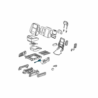 OEM Buick Terraza Switch Asm, Passenger Seat Adjuster Diagram - 88897537