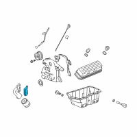 OEM 1992 Pontiac Bonneville Adapter Gasket Diagram - 25534742