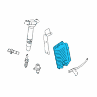 OEM Toyota RAV4 Prime ECM Diagram - 89661-0R700