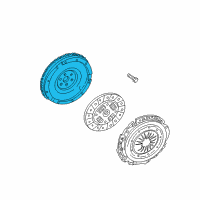 OEM 2001 Lincoln LS Flywheel Diagram - XW4Z-6375-AA