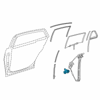 OEM 2021 Lexus LS500h Motor Assy, Power Window Regulator Diagram - 85710-50140