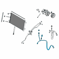 OEM Ford F-150 Discharge Line Diagram - JL3Z-19972-CE