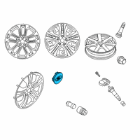 OEM 2015 Ford Transit Connect Center Cap Diagram - BE8Z-1130-A