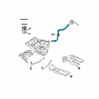 OEM 2011 Chrysler 200 Tube-Fuel Filler Diagram - 5085276AD