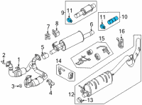 OEM Ford Extension Diagram - HC3Z-5A212-D