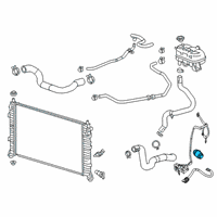 OEM 2021 Cadillac Escalade Heater, Engine Coolant Diagram - 12586687