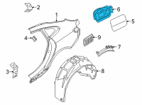 OEM 2022 BMW M235i xDrive Gran Coupe COVER POT Diagram - 51-17-7-487-255