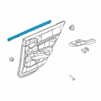 OEM 2013 Honda Civic Weatherstrip, RR. Door (Inner) Diagram - 72835-TR0-A01