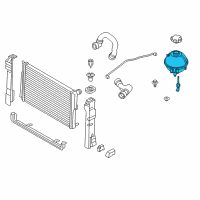 OEM 2013 BMW X3 Expansion Tank Diagram - 17-13-7-823-544