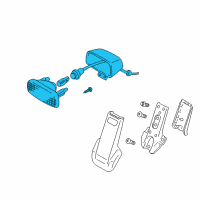 OEM Chevrolet Tracker LAMP, Tail Lamp Diagram - 30021804