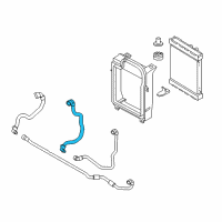 OEM BMW X6 Radiator Coolant Hose Diagram - 17-12-7-584-560