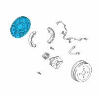 OEM Scion xB Backing Plate Diagram - 47043-52010